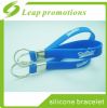 new fashion colorful rubber silicone keychain